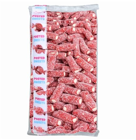 1kg Fizzy Strawberry Pencils Bulk Bag Sweets | Pick & Mix | Sweet Hamper