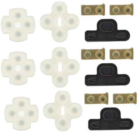 SG Store 3 Sets Controller leitfähige Tasten Gummi-Pads kompatibel mit Sony PS3 Spielkonsole