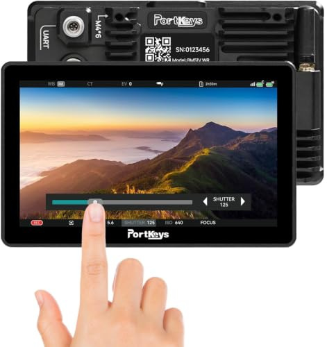 Portkeys BM5IV WR 5,5 Monitor de Campo de Control para Red Komodo V-Raptor/X, ARR1 Mini/Alexa LF, FX3/6/9/30/A1/A9II/A7SIII/A7CII/ZV-E10/A7MIV/A7RV/ILX-LR1/FS7, BS1H/BGH1/G9/GH6, R5/6/7/8, Z8/9, etc