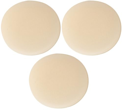 Runde Hutbasis 3 Stück aus EVA und Stoff für Selbstgemacht Lolita | Beige, Leicht und Tragbar, Ergonomische Form, Praktische Bastelgrundlage für Damenkopfbedeckungen