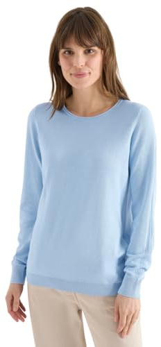 Cecil Damen Langarm Pullover mit Rippdetail