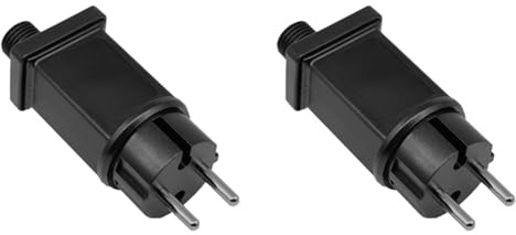Tacdas 2X 4.5V 1A Plug LED Alimentation LED Transformateur Adaptateur de Prise IP44 Adaptateur de Bande Lumineuse LED Étanche pour Noël PRISE UE