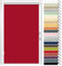 EFIXS Thermorollo Mini - 17 mm - Breiten: 40-100 cm - Höhen bis 220 cm - Hier: 90 cm x 150 cm (Stoffbreite x Höhe) - rot (068) - OHNE Bohren & verstellbare Klemmträger & Magnete