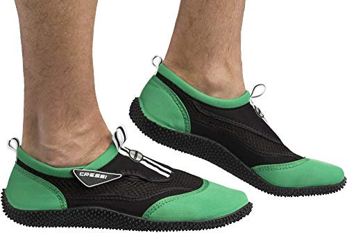 Cressi Unisex Adulto Zapatillas Chanclas, Negro Lime, 41 EU