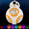 Star Wars BB-8 LED Night Light, Color Changing, Collector’s Edition, Dusk-to-Dawn Sensor, Plug-in, Disney, Galaxy, Ideal for Bedroom, Bathroom, Nursery, Hallway, 43429