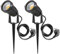 aulyun lot de 2 Spots Jardin Orientables Blanc Chaud Spot LED Cob 5W 220V avec Piquet et Prise Luminaires Exterieur