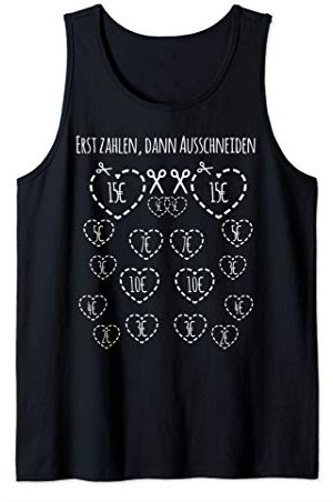 Junggesellinnenabschied erst zahlen dann ausschneiden JGA Tank Top