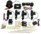 Kit di chiusura centralizzata, telecomando centralizzato della serratura dell'auto, kit di sistema Keyless Entry, con Power Central Lock Kit 2 telecomando per auto senza chiave + sirena di allarme