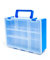 Werkzeug-Zubehör-Organizer (Zwei-Ebenen-Organizer, transparenter Deckel, herausnehmbare Boxen, für Kleinteile und Zubehör) Organizer Multi-Level