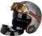 ZLYJ Casco Moto Mezzo Aperto Caschi Scooter Vintage Omologato ECE Donna Uomo, Casco Pilota Demi-Jet con Visiera Occhiali B,L(59-60cm)
