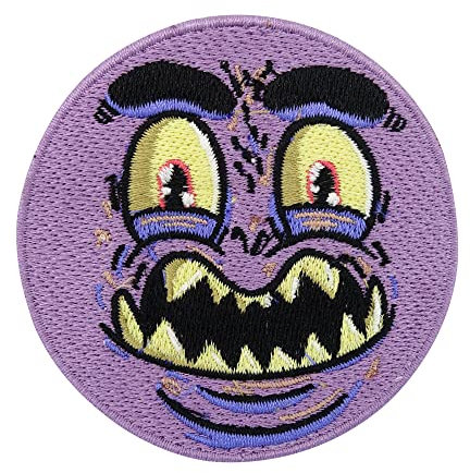 Finally Home Lila Monster Patch zum Aufbügeln | Patches, Alien Bügelbild, Horror Dino Aufbügler, Kinder Aufnäher
