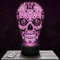 Lampada da comodino, Luce notturna tattile Calavera Lampada illusione 3D LED, idea regalo di Natale per ragazzi e ragazze Lampada da notte per bambini o adulti TOP