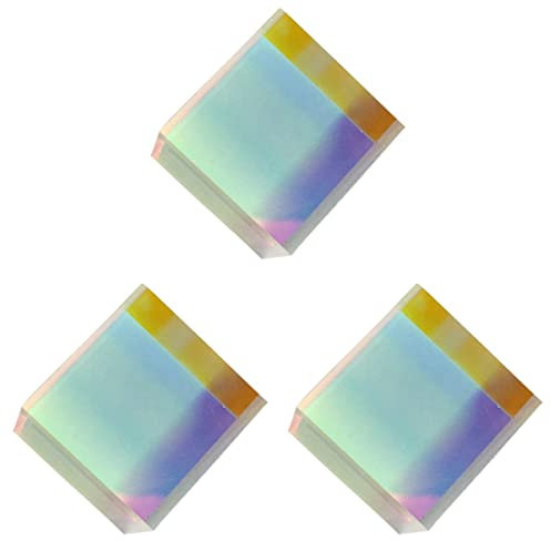 OSALADI 3st Glaswürfel Foto Prismenglas Cmy Prismenwürfel Optischer Würfel Rgb-würfel Glas Foto Optischer Prismenwürfel Foto Fotografie Prisma Dichroitischer Würfel Farben Ornamente