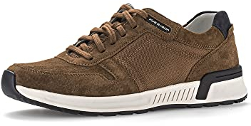 Pius Gabor Herren Sneaker Low,Halbschuhe,zertifiziertes Leder,Wechselfußbett,Sportschuhe,Freizeitschuhe,Turnschuhe,Timber,43 EU / 9 UK