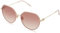 Furla Unisex SFU627 Sunglasses, Shiny Rose Gold mit Col.Parts, 57