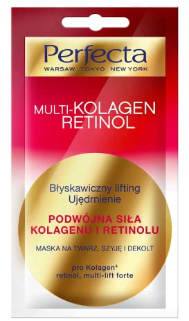 Perfecta Multi-collagen retinol double power collagen and retinol face neck cleavage