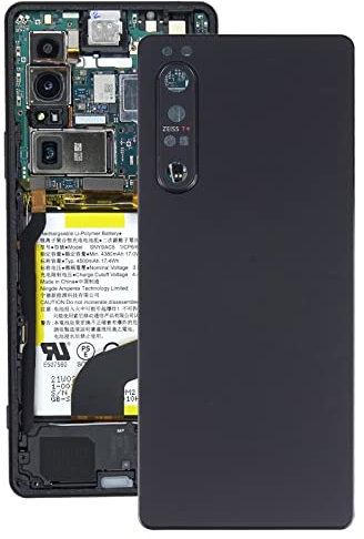 Reperatur-Teile Akku-Rückseite for Sony Xperia 1 II (Lila) (Weiß) (Grün) (Schwarz) (Color : Noir)
