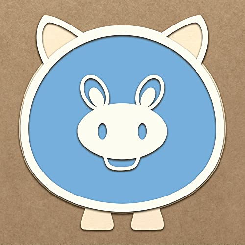 KORA projects - Shaker per Scrapbooking - Salvadanaio porcellino