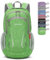 ZOMAKE Bag Kleiner Faltbarer Rucksäcke Leichter Rucksack 20l für Sports Wandern Reisen und Städtetrips,Tagesrucksack für Frauen Herren(Dunkelgrün)