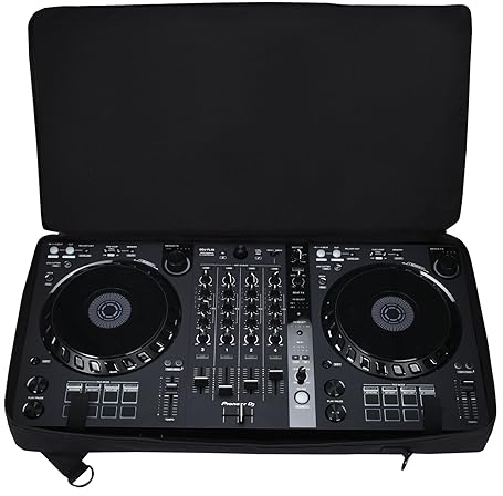 Reisetasche für Pioneer DDJ FLX6/ FLX6 GT Controller, Tragbare Tragetasche für Pioneer DDJ SX/SX2/SX3, 67.5 * 36.5 * 7.5cm Aufbewahrungstasche - Inklusive Schultergurt (Schwarz)