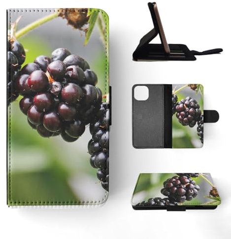 Klappetui für Apple iPhone 15, Motiv Blackberry Blackberry Fruit #2