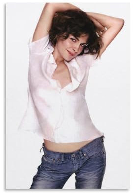 CHUHUAN Poster der französischen Schauspielerinnen, Audrey Tautou, 1, Kunstposter, Leinwand, Gemälde, Dekor, Wanddruck, Foto, Zuhause, moderne dekorative Poster, 40 x 60 cm