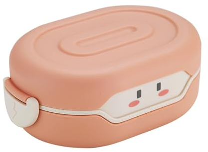 URFEDA Kawaii Bento Box Kinder, 780 ml Bento Lunchbox für Kinder, Brotdose mit Fächern, BPA-frei & Spülmaschinenfest, Kindergarten Lunchbox für Mikrowelle, Schule und Picknick