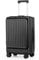 TANTOMI Hartschalen-Handgepäck Koffer mit Laptopfach, Trolley-Reisekoffer, 4×360°-Rollen, 3-stelligem TSA-Schloss (41L, Schwarz)