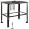 VEVOR 36 x 24 800LBS Capacity Welding Workbench Table, Heavy-Duty Work Bench with 0.63 Fixture Holes and Non-slip Foot Pads for Welding Assembly Repair Works