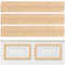 Weysat 6 Pack 15.75 Inch Unfinished Wood Trim Molding Decorative Wood Trim Molding Wooden Appliques Cute DIY Moulding for Home Wall Cabinet Shelf Window Door (Greek Key)