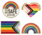 4 Stück Pride Pin, LGBT Pins Anstecker,Regenbogen Pride Pin, Mode brosche Kleidungszubehör für Rucksäcke, Schmuck, Hüte, Jackendekoration Funny regenbogen Accessoires