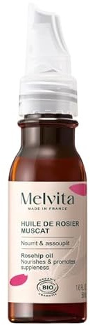 Melvita - Huile de Rose Musquée - Huiles Végétales - Visage & Corps - 50 ml