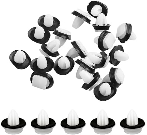 JOYOLA 100 Stück Auto Befestigung, Türverkleidung Clips,Türverkleidung Befestigung Clips, Universal Auto Tür Klips, Autoverkleidungsclips, Unststoffnieten mit Schaumstoffpolstern