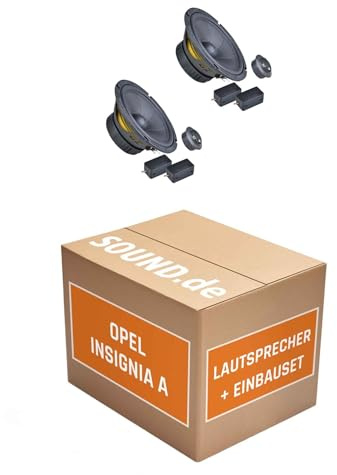 JUST SOUND best choice for caraudio Lautsprecher Boxen Einbaupaket für Gro, Zero GZIC 1652 kompatibel mit Opel Insignia A vorne | 2X Tief-Mitteltöner 2X Hochtöner