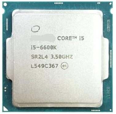 Processore CPU Core i5 6600K 3,5 GHz a 4 core e 4 thread 91 W LGA 1151