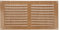 Amig - Rejilla Rectangular de Aluminio - Rejillas de Ventilación para Salida de Aire - Ideal para Techo de Cocina y Baño - Medidas 150 X 300 MM - Color Madera