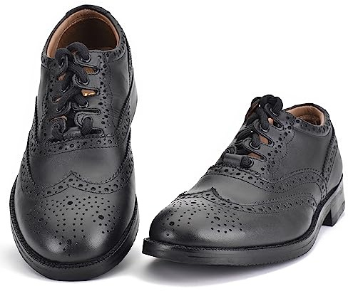 Standard Piper Ghillie Brogues UK 7.5 Black