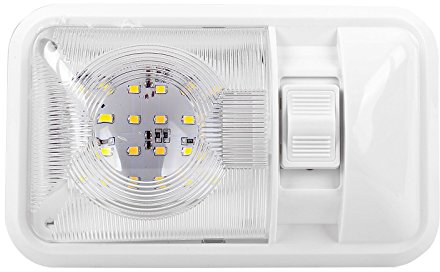ProPlus Wohnwagen Wohnmobil Boot Innenbeleuchtung Aufbauleuchte 24 Led, 12v, 320lm, 38x208x127 mm On/Off Schalter