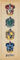 Harry Potter - House Crests - Fantasy Film Kino - XXL Tür Door Poster Druck - Größe 53x158 cm