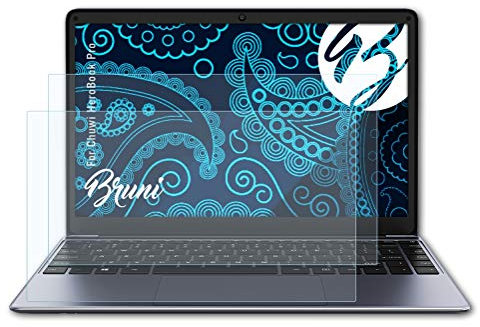 Bruni Schutzfolie kompatibel mit Chuwi HeroBook Pro Folie, glasklare Displayschutzfolie (2X)