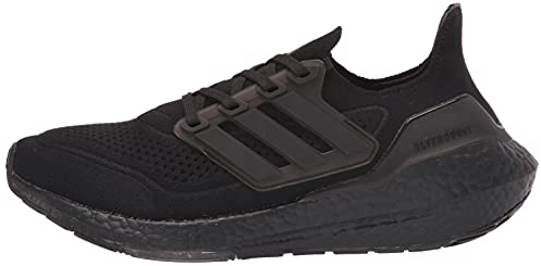 adidas Herren Ultraboost-21 Laufschuhe, Schwarz/Schwarz/Schwarz, 42 2/3 EU