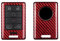 M.JVisun Véritable Fibre de Carbone Porte-clés Couverture de Clé de Voiture pour Chevrolet Corvette C7 Stingray Captiva Clé de Voiture - Rouge