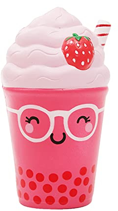 Anboor Squishies Straw Cup Jumbo Age 3+ Slow Rising Kawaii Scented Squishies Toys Stress Relief Kids Toys