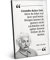 ARTFAVES® Holzbild mit Spruch - Genieße deine Zeit/Zitat Albert Einstein | modernes Holzschild schwarz-weiss zur Dekoration oder als Geschenk zum Thema Motivation/Spiritualität