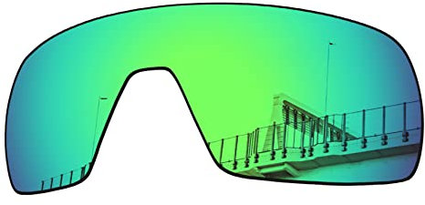 Well-aimed Verres de rechange compatibles avec les lunettes de soleil Oakley Sutro OO9406 - Plus d'options, Vert iridium polarisé, taille unique