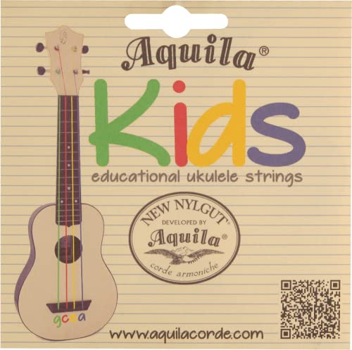 AQUILA - Juego de cuerdas C para ukelele de niño, nuevo nyglut, GCEA 160U