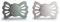 FRIGG Lucky Silikon Schnuller | Symmetrischer Schnuller 2er Pack | BPA-frei | Hergestellt in Dänemark | Sage/Silver Gray - Größe 2 (6-18 Monate)