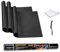 BREXTER® Pack of 4 Oven Liner, 40cm x 50cm, 0.3mm Extra Thick Teflon Oven Liners for Fan Assisted Ovens, Mats for Gas Grill Reusable, BBQ Grill Mat Suitable for Ovens