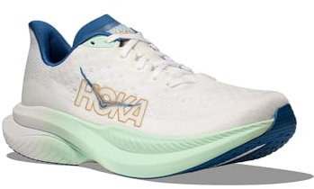 HOKA ONE ONE Herren Mach 6 Sneaker, Frost/Gold, 42.5 EU