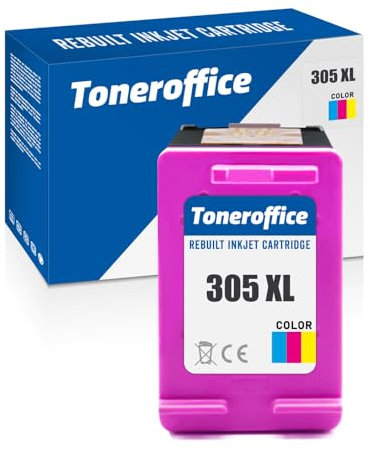 305 Druckerpatrone XL XXL für HP 305 XL XXL Druckerpatronen Color Farbe Kompatibel 3YM63AE (ca. 378 Seiten)